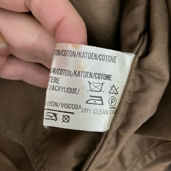 Louis Feraud Trench with perforated velour detailing - Picture 9 of 9